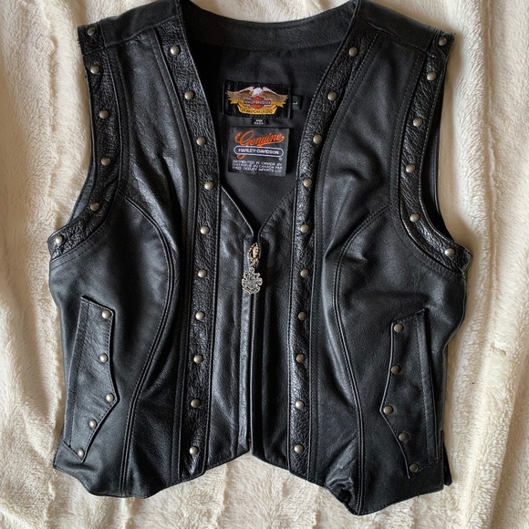 Harley-Davidson Jackets & Blazers - Vintage Women’s Harley Davidson Leather Vest